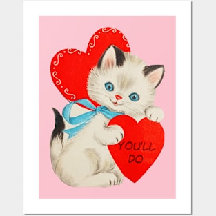 Valentine Default Kitten Posters and Art